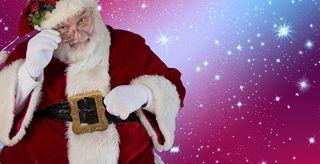 男人，穿着，圣诞老人服装，圣诞老人，圣诞老人，尼古拉斯，圣诞老人