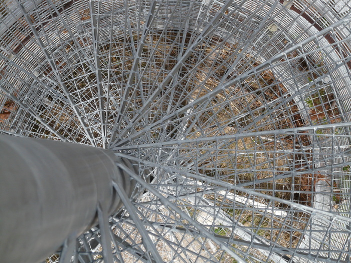 楼梯，上升，楼梯，逐渐，螺旋楼梯，楼梯台阶，金属，网格