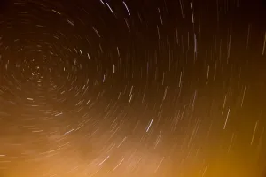 时间点摄影，星星，抽象，圆圈，星星，轨迹，长曝光，星星