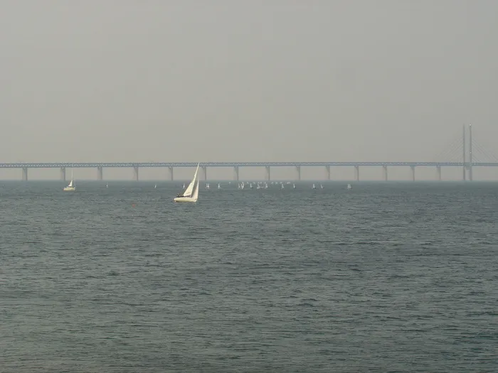 瑞典, Sverige, 厄勒海峡, 厄勒松布隆, 厄勒海峡, 桥梁, 水, 马尔默