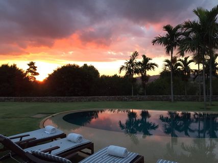 日落，周末，布拉干萨，树，水，天空，植物，云-天空