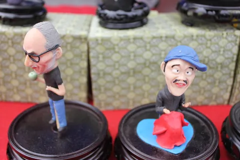 中国传统文化，小雕像，手工饰品，童年，儿童，男性，男孩，后代