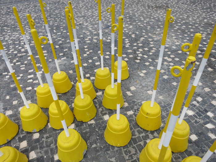 黄色, 屏障, 立管, 茎, 条纹, 没有人, 高角度视图, 对象组