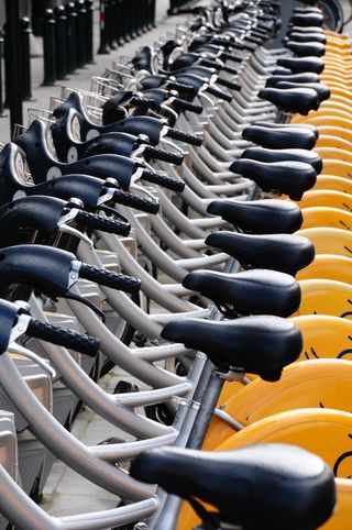 运动，没有人，车轮，划船，那么多，自行车，自行车，机动性