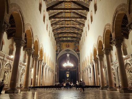 意大利，墨西拿，大教堂，黄金，教堂，柱子，壁纸，艺术品