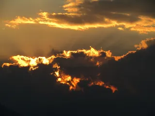 云，金色，小时，照片，小时，日落，日出，云