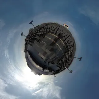 天空，气旋，云，开放，礼堂，开放礼堂，太阳，蓝天