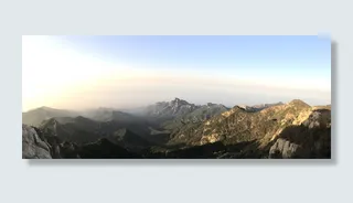 风景，泰山，山东，山，自然，山峰，日落，风景