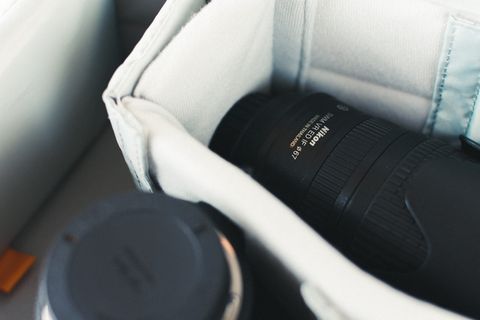 尼康数码单反相机盒特写照片