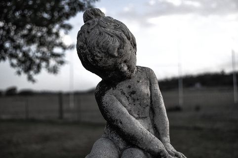 雕像，水泥雕像，雕塑，水泥，建筑，装饰，装饰，旧