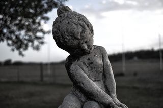 雕像，水泥雕像，雕塑，水泥，建筑，装饰，装饰，旧