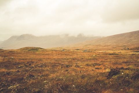 苏格兰，英国，工作，风，夏天，秋天，小山，山谷