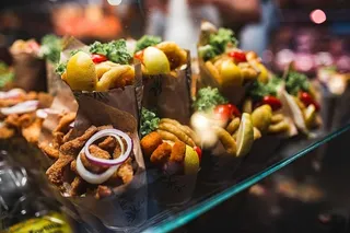 西班牙巴塞罗那拉博克利亚食品市场