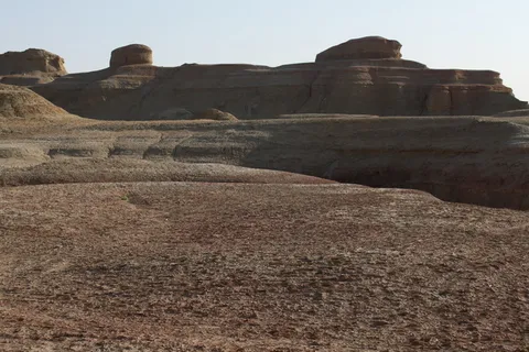 沙漠，干旱，荒凉，岩层，岩石，天空，岩石-物体，固体