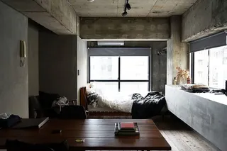 房子，家，住宅，室内，卧室，床，工作，书桌