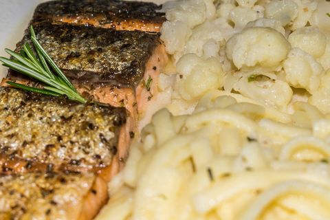 鲑鱼，鱼片，皮肤，食物，食物，鱼，鲑鱼鱼片，皮肤，食物，鱼