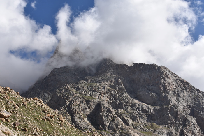 云，山，山，风景，自然，山，蓝色，风景
