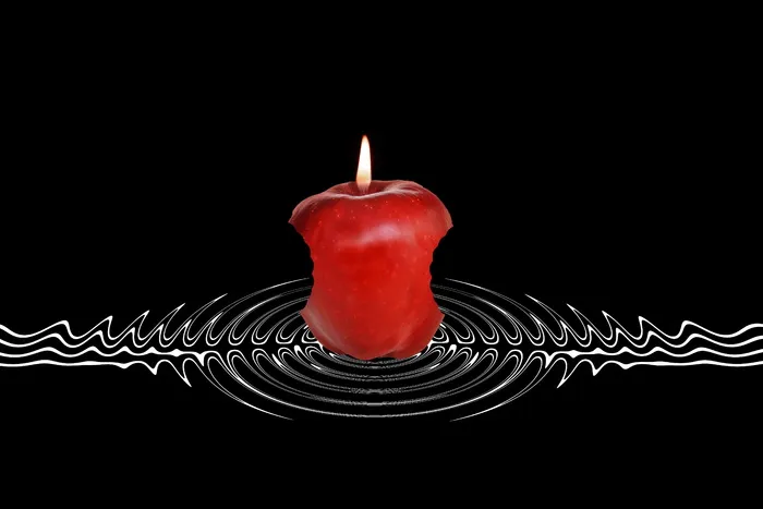 火焰，蜡烛，原罪，罪恶，苹果，亚当，伊娃，天堂