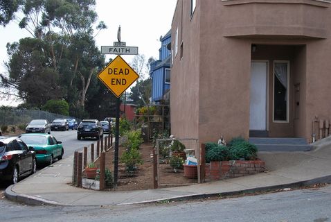 美国旧金山，信仰街，信仰，怀疑论者，伯纳尔高地，反宗教，社区