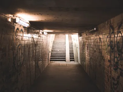 混凝土楼梯景观照片 混凝土楼梯景观照片