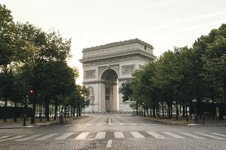 arch，de，triomphe，parisa，arc，paris，Day，trees