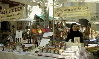 market，úzes，法国南部，果酱，果酱，修女，sell，bio