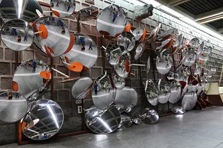 钢铁、工业、当局、交通、发动机、镜子、后视镜、反光