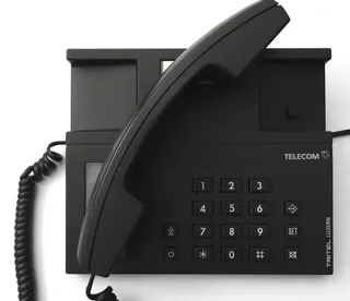 black telecom telephone，phone，communication，make the call，call，talk，listen，select（黑色电信电话，电话，通信，拨打电话，通话，收听，选择）