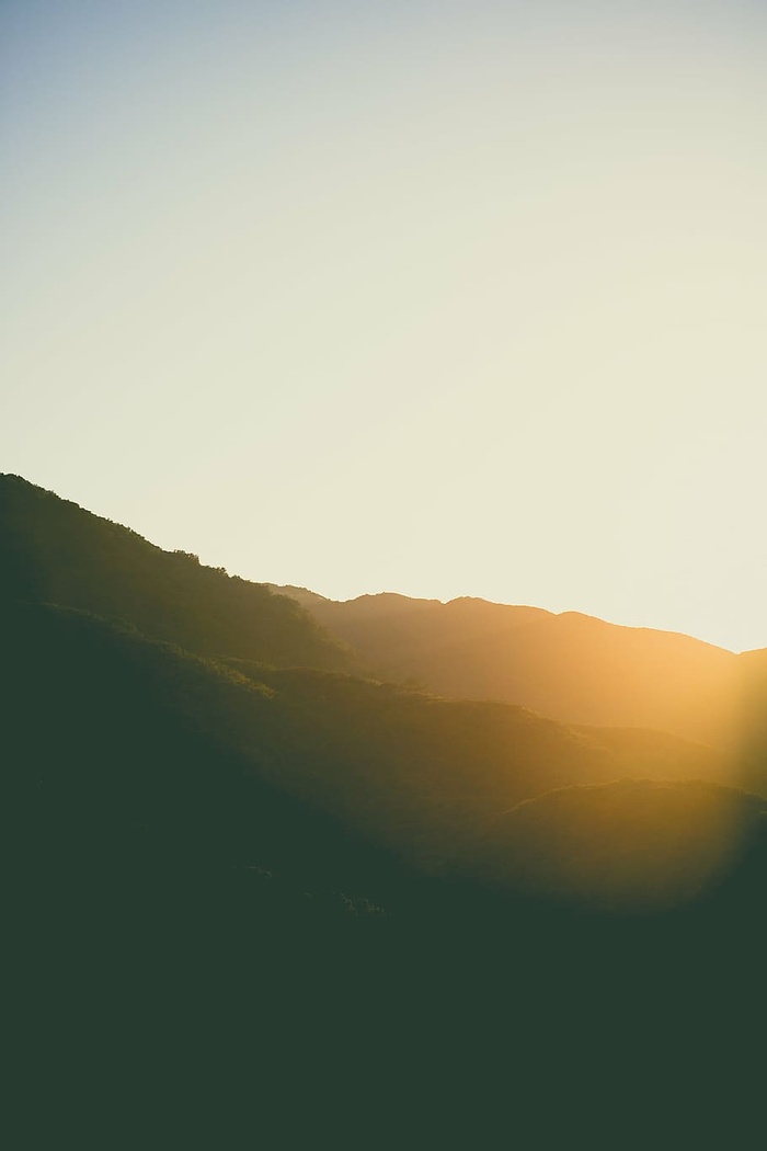 黎明、黄昏、雾、风景、雾、山、自然、户外