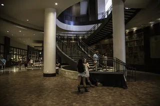 乡村音乐名人堂的螺旋楼梯