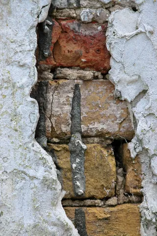 墙，旧，加，破，石膏，建筑结构，建筑，没有人