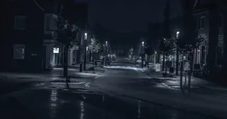 汽车、道路、车辆、灯光、建筑、模糊、建筑、城市景观