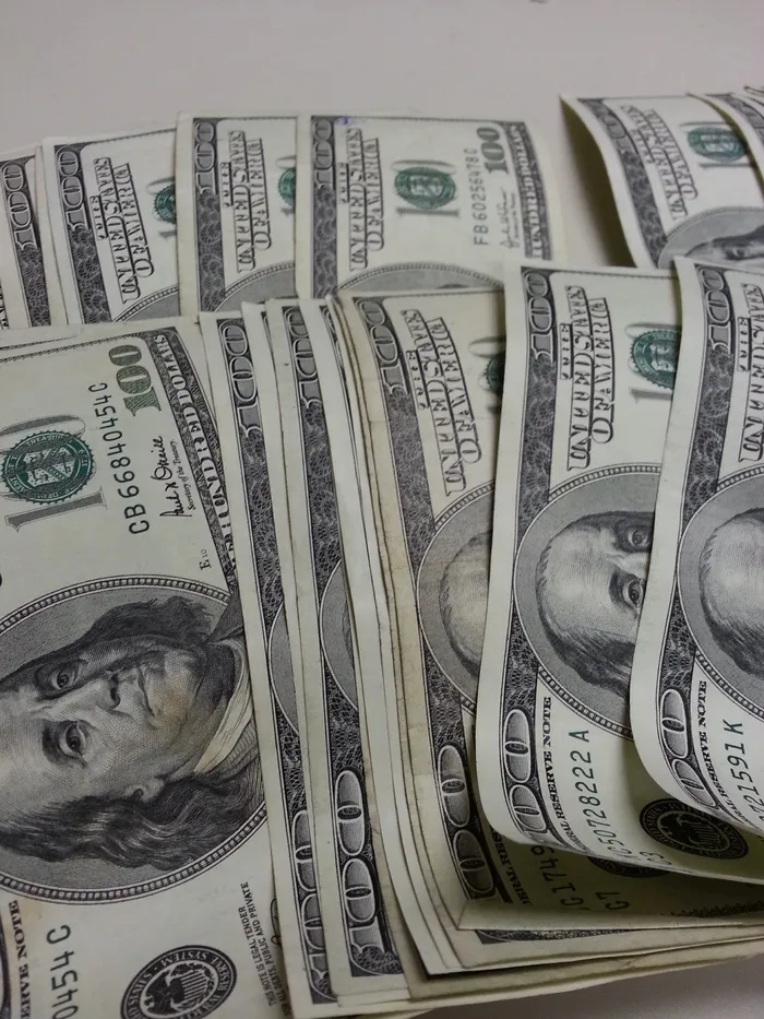 100美元，美元纸币托收，货币，美元，货币，本杰明，富兰克林