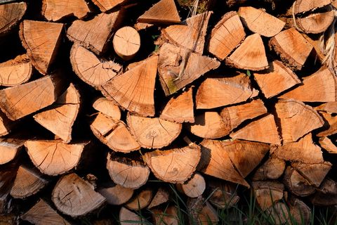 木堆，木柴，壁炉用木材，切割，协议，许多，堆，资源