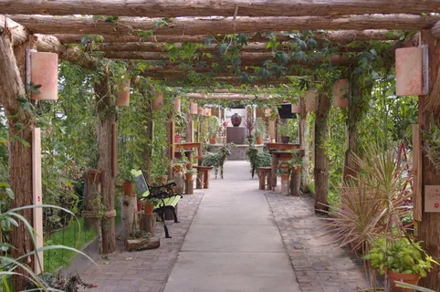 花园，宁静，宁静，木质材料，建筑，建筑结构，宗教，前进的道路