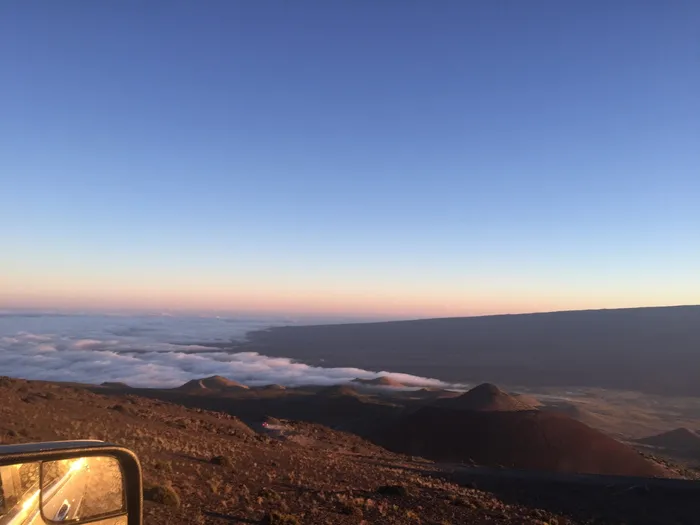 自然，户外，mauna kea通路，waimea，美国，日落，风景，火炬