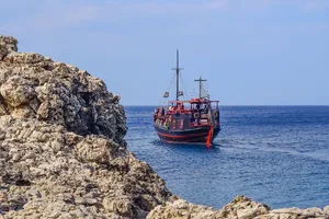 帆船、海上、塞浦路斯、卡沃、邮轮、游艇、旅游、卡沃格雷科