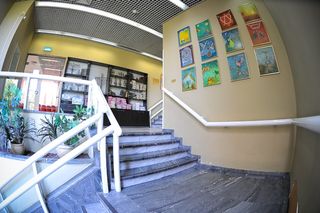 拜特·丹尼尔，改革犹太教堂，特拉维夫犹太教堂，改革运动，楼梯，建筑，台阶和楼梯，室内