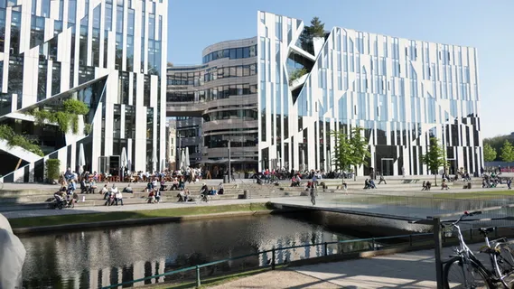 vdv，köbogen，杜塞尔多夫，建筑，建筑结构，建筑外观，城市，人群