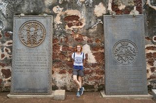 游客，on，寺庙，纪念碑，马来西亚，旅游，日期，旅游