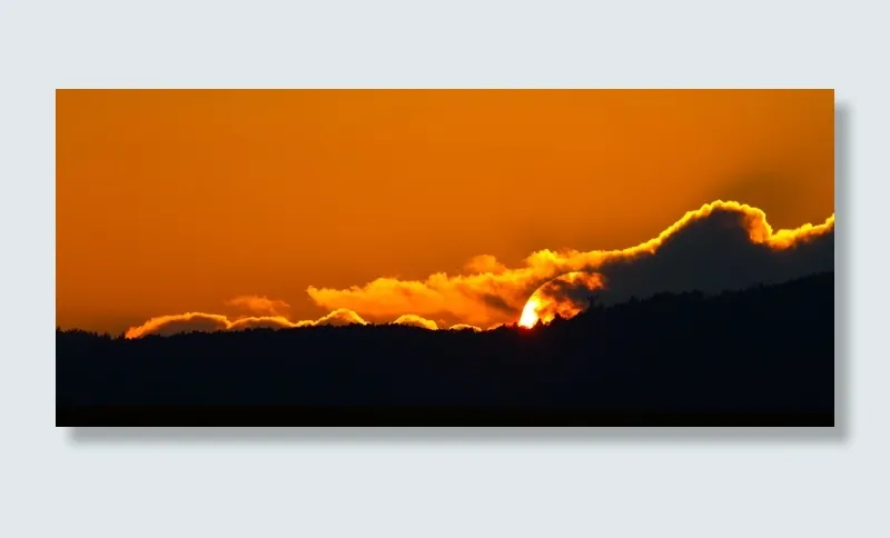 日落，夜空，晚霞，云朵，天空，阿本斯·蒂姆蒙，红色，黄昏