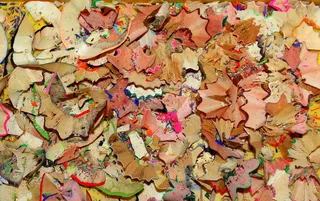 卷笔刀, 刨花, 废物, 蜡笔, 锐化, 多彩, 木, 背景