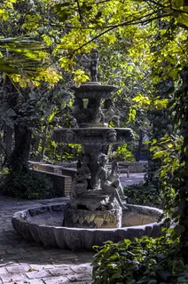 水,喷泉,石板,树,户外,美丽,家,绿色 水,喷泉,石板,树,户外,美丽,家,绿色