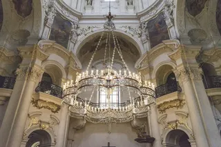 捷克、布拉格、历史、灯光、天花板、旧款、欧洲、捷克