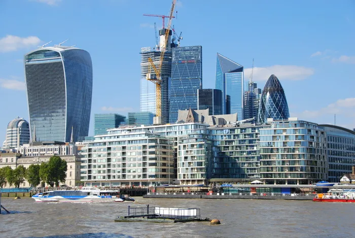 伦敦，泰晤士河，建筑，小黄瓜，英格兰，河流，建筑，城市
