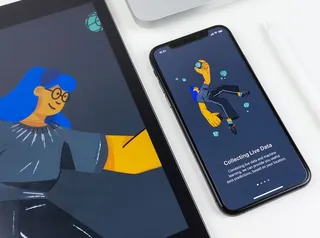 黑色智能手机，通讯，蓝色，无人，符号，屏幕，人体表现，特写