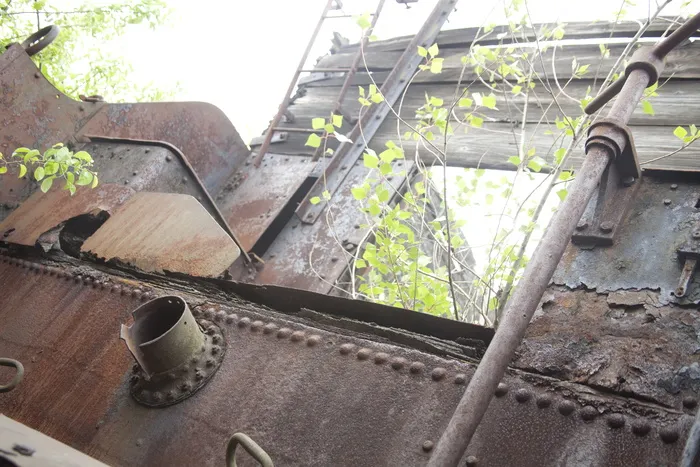 奥地利，北柏林大街，艾森巴恩姆博物馆，生锈，旧，细节，火车，博物馆