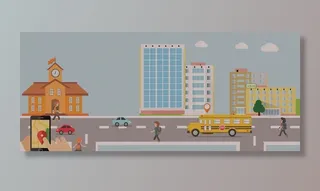 校车追踪、校车gps追踪、校车追踪系统、建筑、建筑结构、建筑、建筑外部、人群