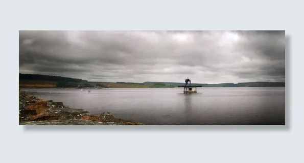 水库、水、景观、自然、天空、云、心情、风景