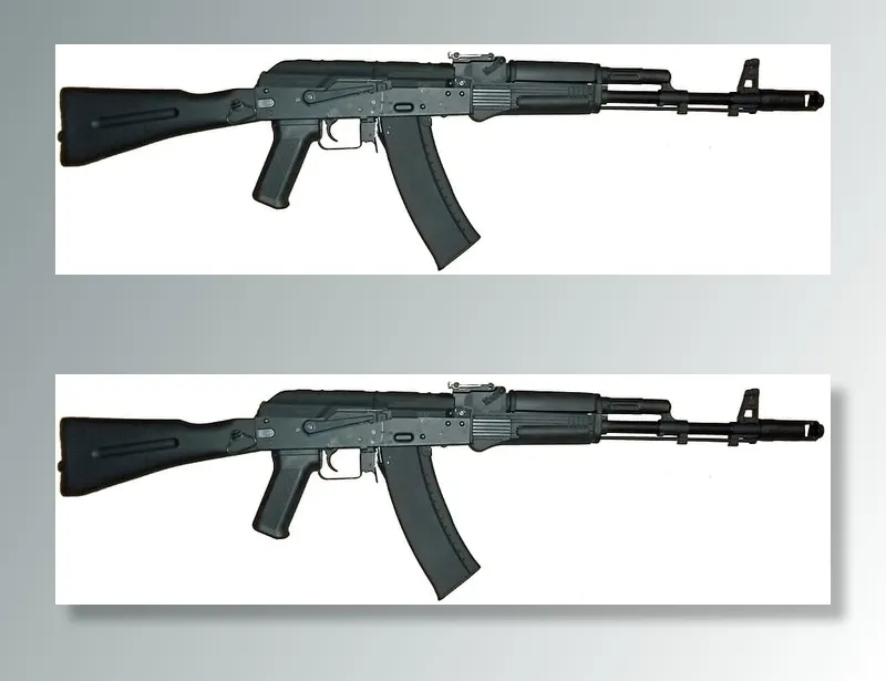 黑色，ak突击步枪，ak-47，卡拉什尼科夫冲锋枪，步枪，枪，武器，俄罗斯人